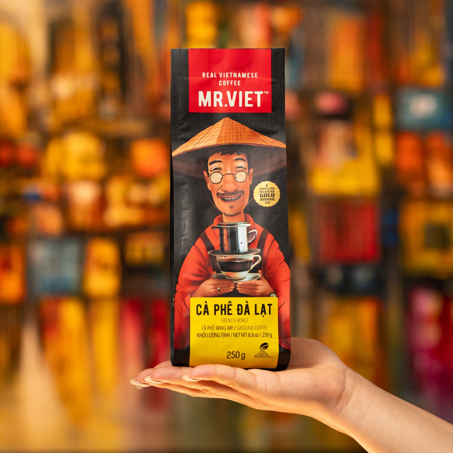 MR.VIET "Cà Phê Đà Lạt" (Ground Coffee) 250g