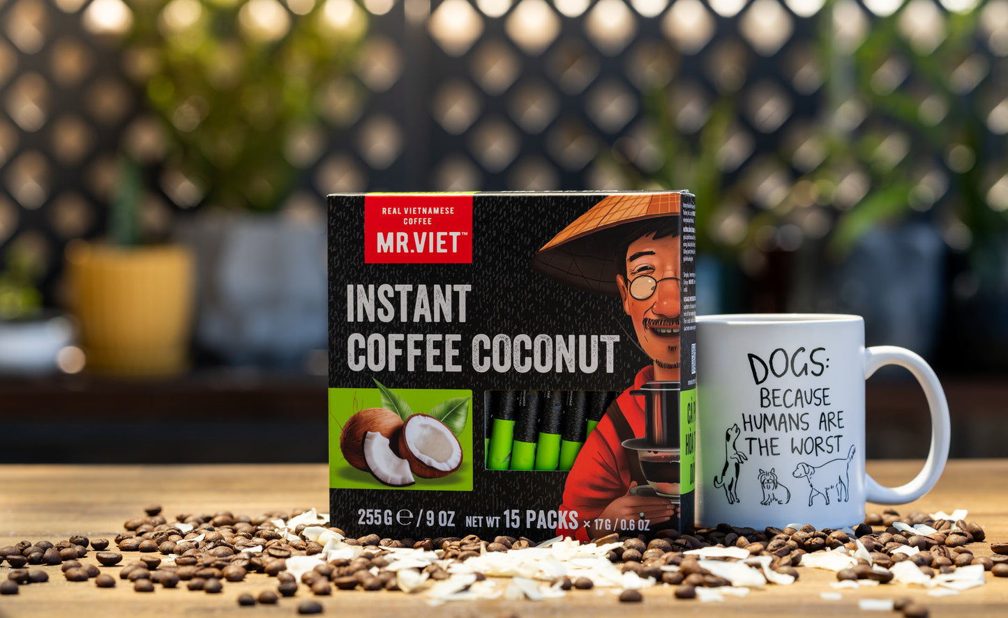 Instant Coconut Coffee Sachets 15 Pack