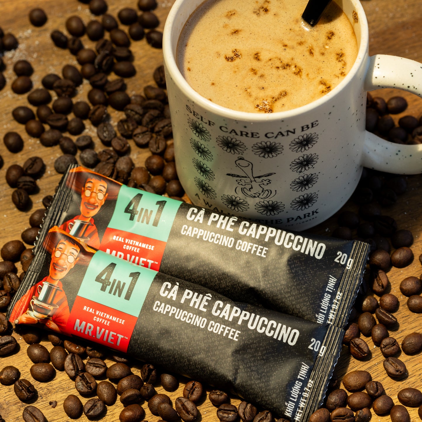 Instant Cappuccino Sachets 12 Pack