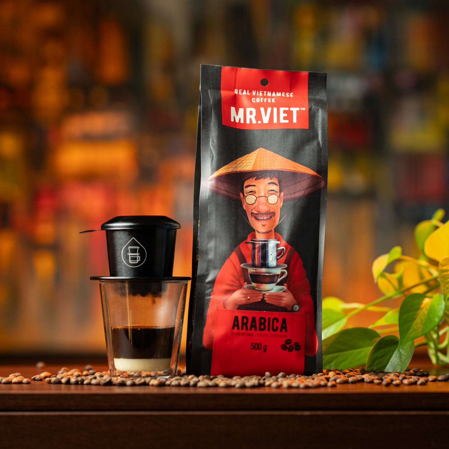 Mr. VIET "Arabica" Whole beans coffee 500g