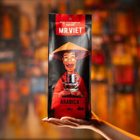 Mr. VIET "Arabica" Whole beans coffee 500g