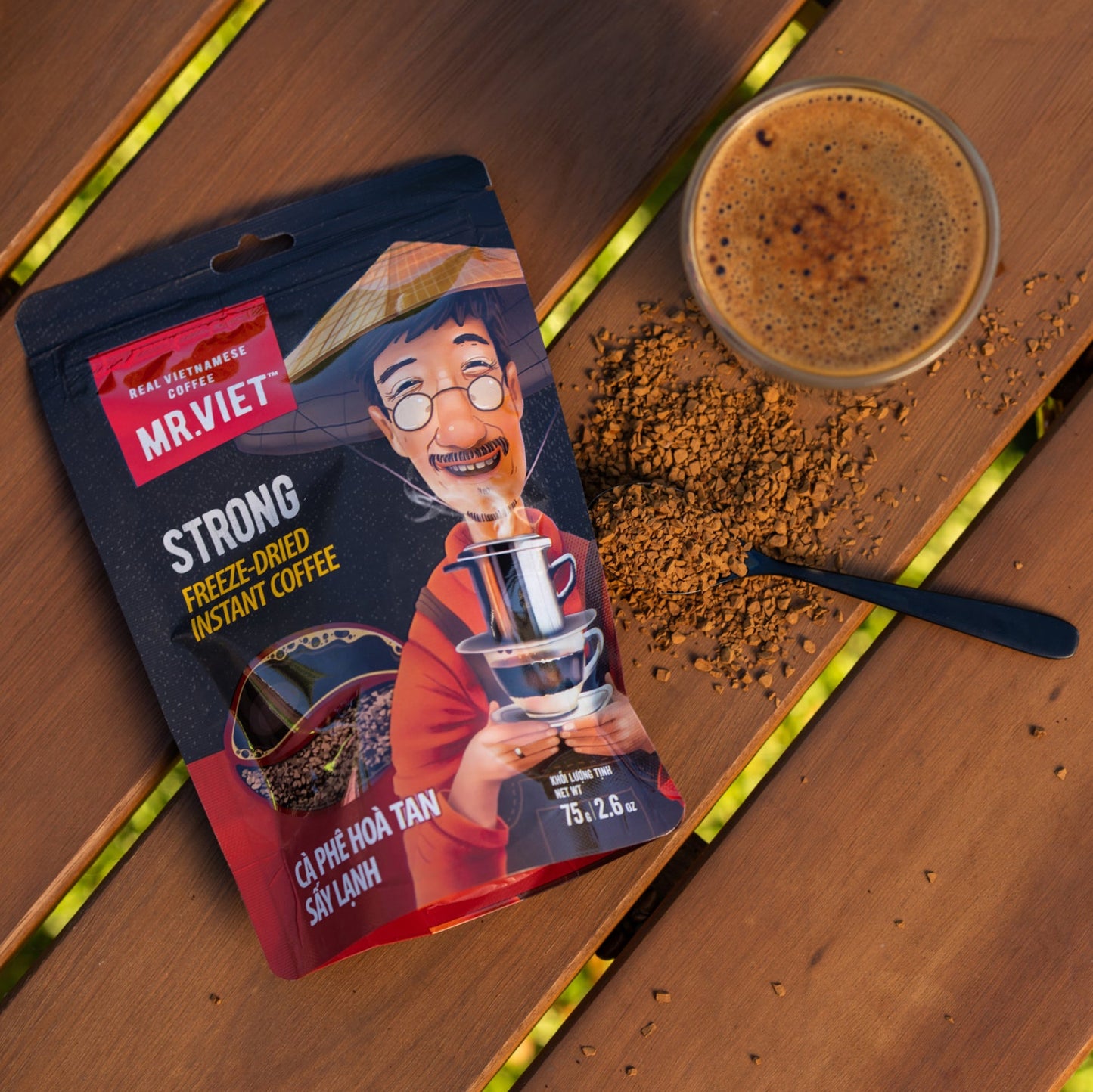 MR.VIET Strong Freeze-dried instant coffee